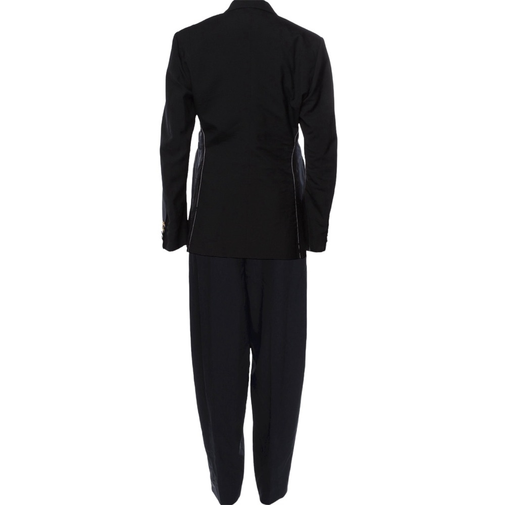 CÉLINE BLACK WOOL & CASHMERE JACKET & PANT SUIT SIZE 38 PHOEBE PHILO - Picture 8 of 16